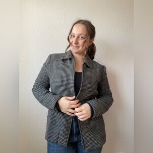 Ralph Lauren Grey & Black Coat